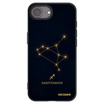 Picasee silikónový čierny obal pre Apple iPhone 16e - SAGITTARIUS