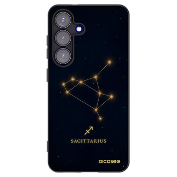 Picasee silikónový čierny obal pre Samsung Galaxy S25 5G - SAGITTARIUS