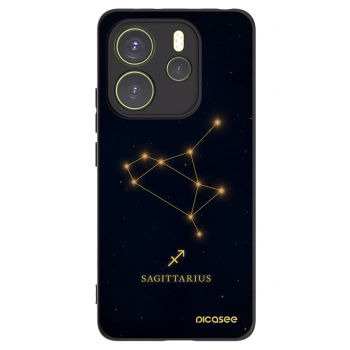 Picasee silikónový čierny obal pre Xiaomi Redmi Note 14 4G - SAGITTARIUS