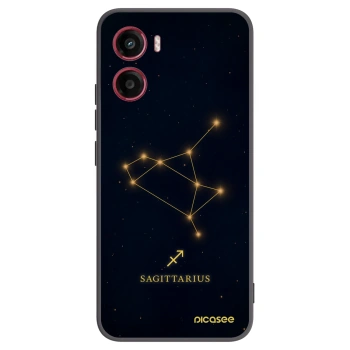 Picasee silikónový čierny obal pre Motorola Moto G05 - SAGITTARIUS