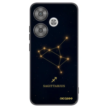 Picasee silikónový čierny obal pre Xiaomi Poco F6 - SAGITTARIUS