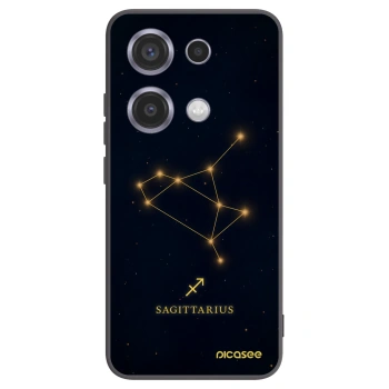 Picasee silikónový čierny obal pre Xiaomi Redmi Note 14S - SAGITTARIUS