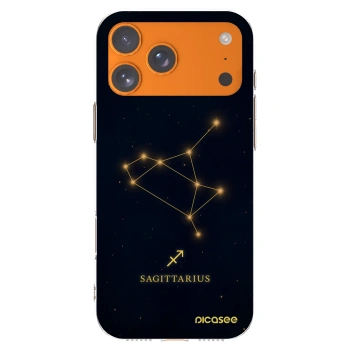 Picasee silikónový prehľadný obal pre Apple iPhone 17 Pro Max - SAGITTARIUS