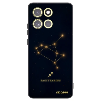 Picasee silikónový čierny obal pre Motorola Moto G86 5G - SAGITTARIUS