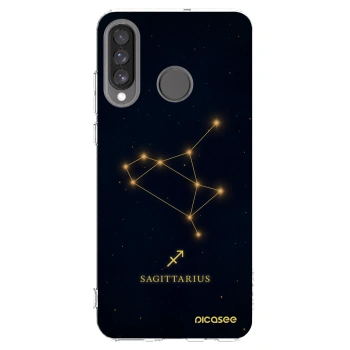 Picasee silikónový prehľadný obal pre Huawei P30 Lite - SAGITTARIUS
