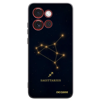 Picasee silikónový čierny obal pre Motorola Edge 60 Neo 5G - SAGITTARIUS