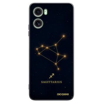 Picasee silikónový čierny obal pre Motorola Moto G06 - SAGITTARIUS