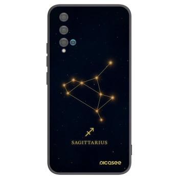 Picasee silikónový čierny obal pre Huawei Nova 5T - SAGITTARIUS