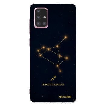 Picasee silikónový prehľadný obal pre Samsung Galaxy A71 A715F - SAGITTARIUS