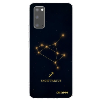 Picasee silikónový prehľadný obal pre Samsung Galaxy S20 G980F - SAGITTARIUS