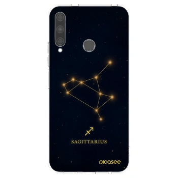 Picasee silikónový prehľadný obal pre Huawei P40 Lite E - SAGITTARIUS