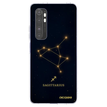 Picasee silikónový prehľadný obal pre Xiaomi Mi Note 10 Lite - SAGITTARIUS