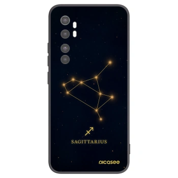 Picasee silikónový čierny obal pre Xiaomi Mi Note 10 Lite - SAGITTARIUS