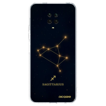 Picasee silikónový prehľadný obal pre Xiaomi Redmi Note 9S - SAGITTARIUS