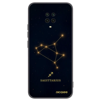 Picasee silikónový čierny obal pre Xiaomi Redmi Note 9S - SAGITTARIUS