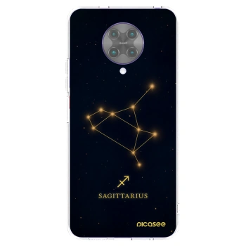 Picasee silikónový prehľadný obal pre Xiaomi Poco F2 Pro - SAGITTARIUS