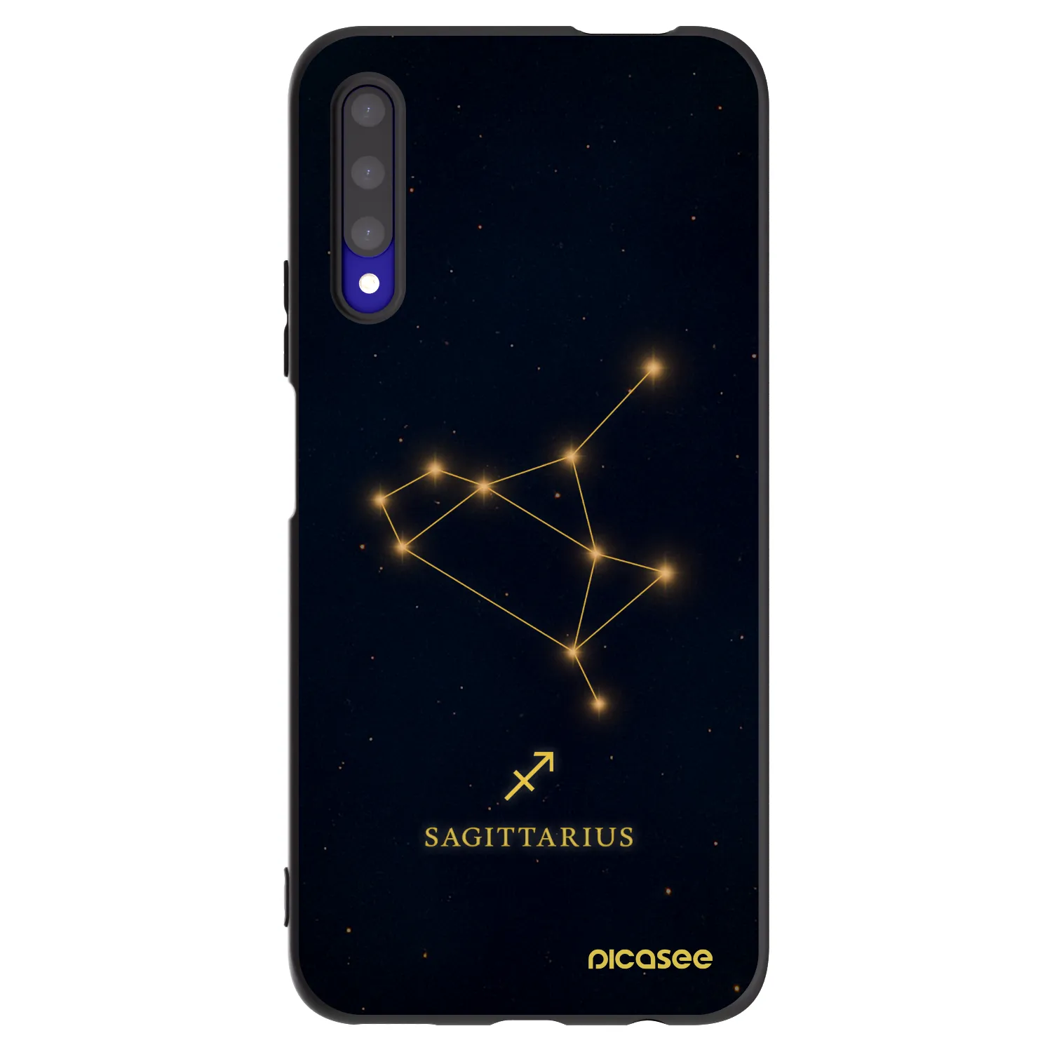 Picasee silikónový čierny obal pre Honor 9X Pro - SAGITTARIUS