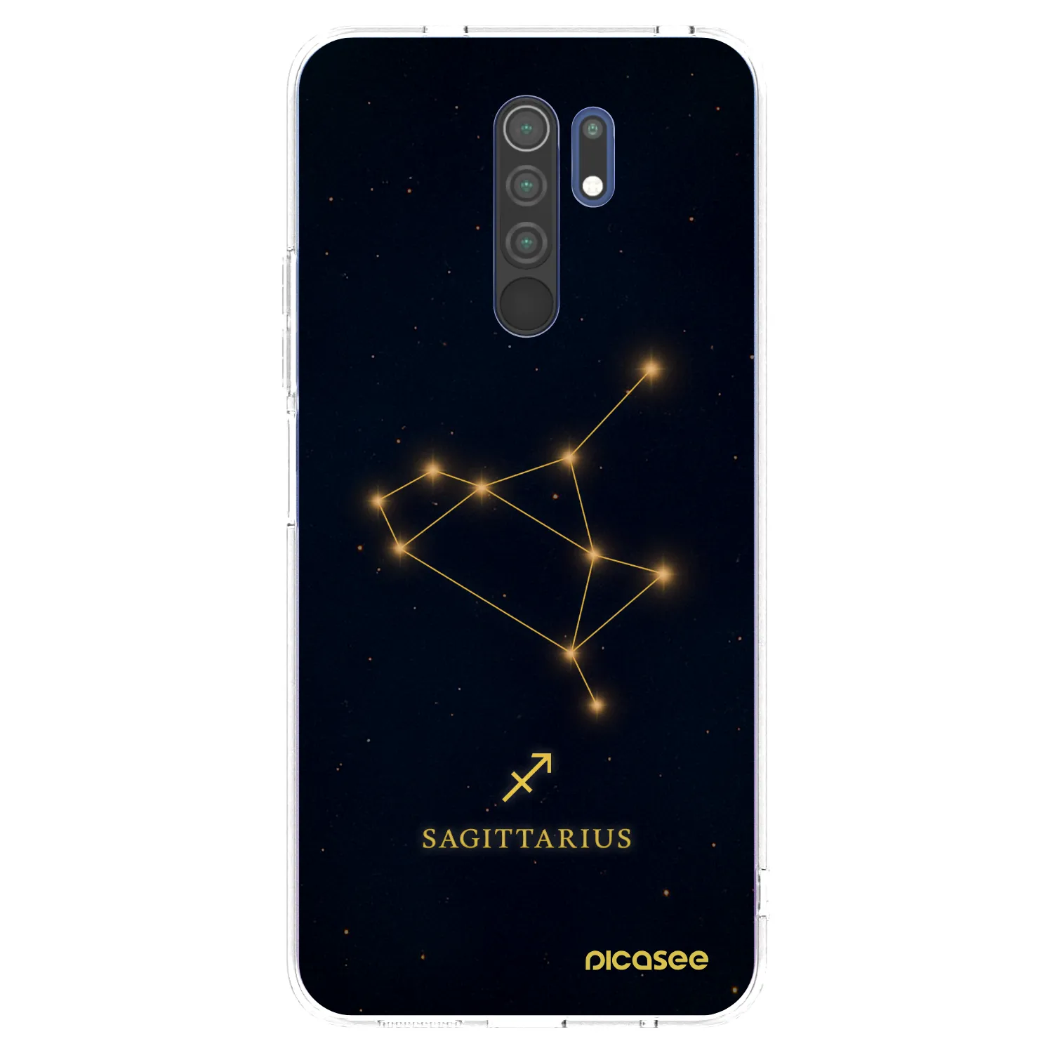 Picasee silikónový prehľadný obal pre Xiaomi Redmi 9 - SAGITTARIUS