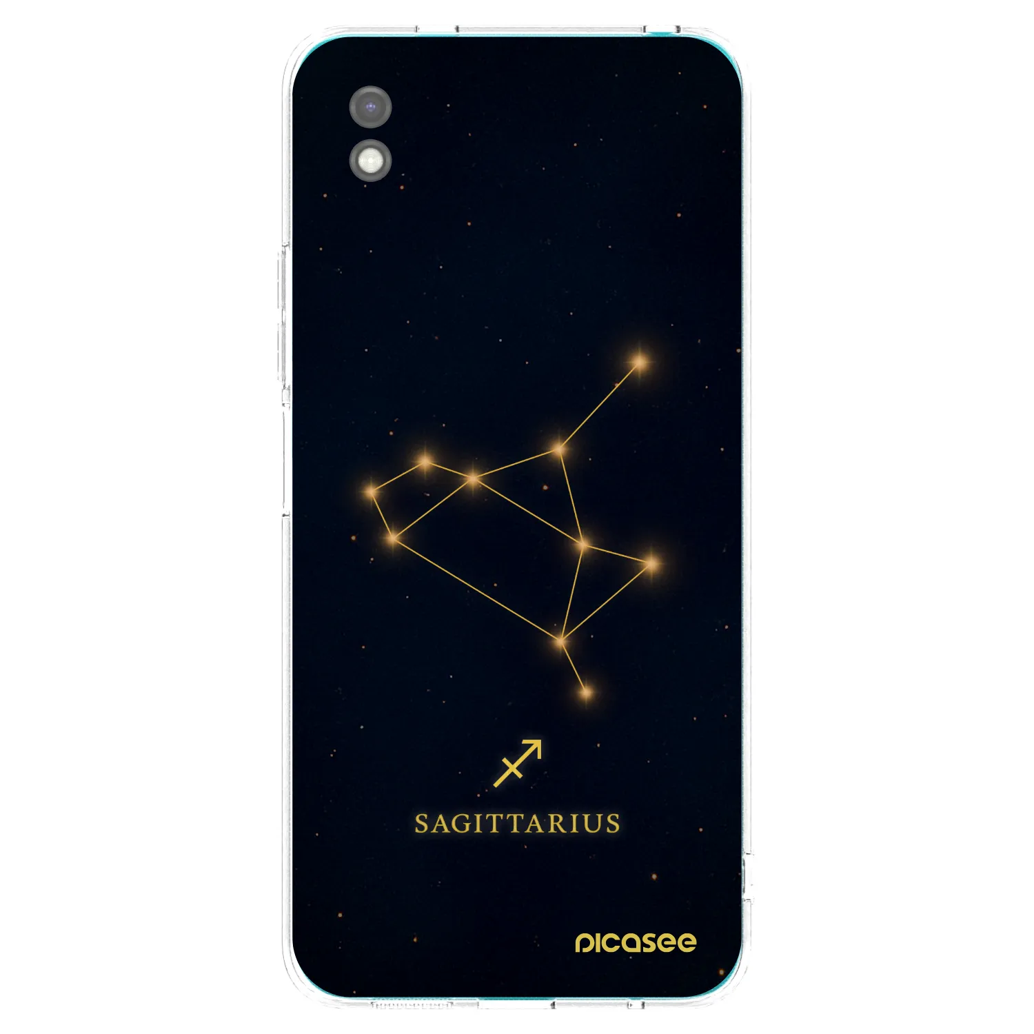 Picasee silikónový čierny obal pre Xiaomi Redmi 9A - SAGITTARIUS