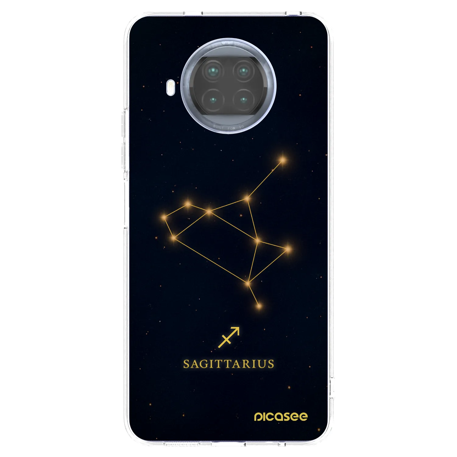 Silikónový prehľadný obal pre Xiaomi Mi 10T Lite - SAGITTARIUS