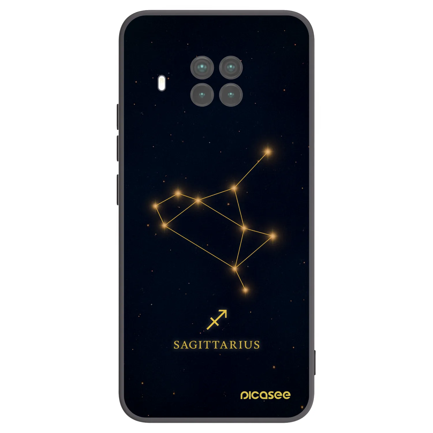 Picasee silikónový čierny obal pre Xiaomi Mi 10T Lite - SAGITTARIUS