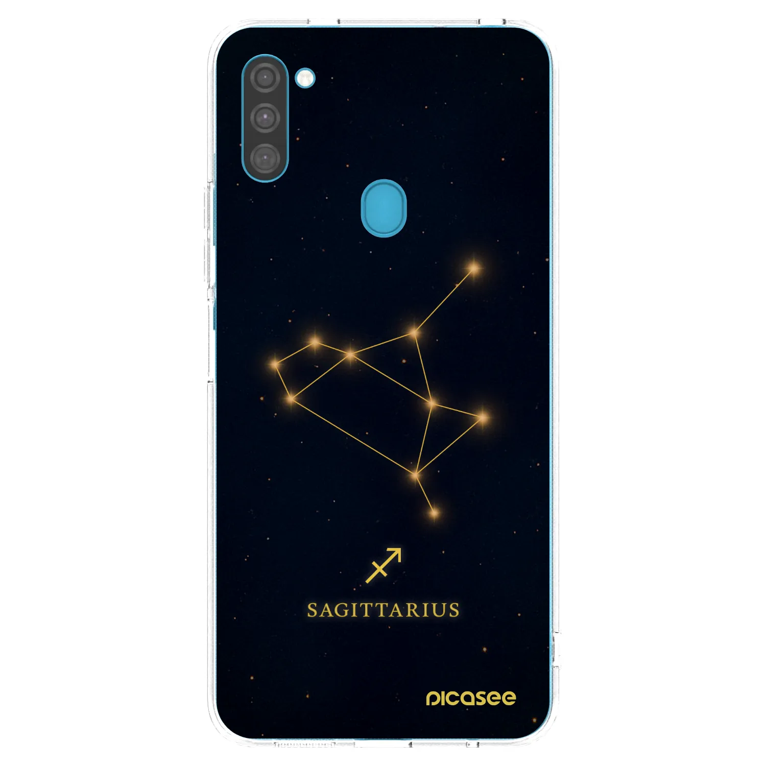 Picasee silikónový prehľadný obal pre Samsung Galaxy M11 - SAGITTARIUS