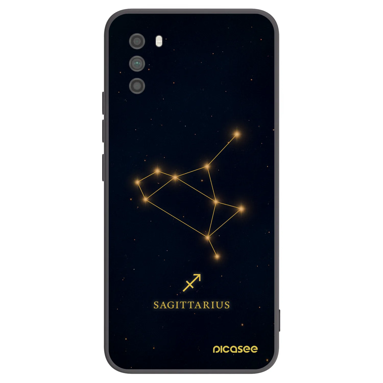 Picasee silikónový čierny obal pre Xiaomi Poco M3 - SAGITTARIUS