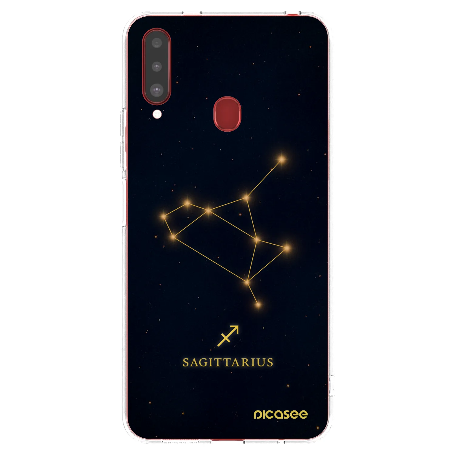 Picasee silikónový prehľadný obal pre Samsung Galaxy A20s - SAGITTARIUS