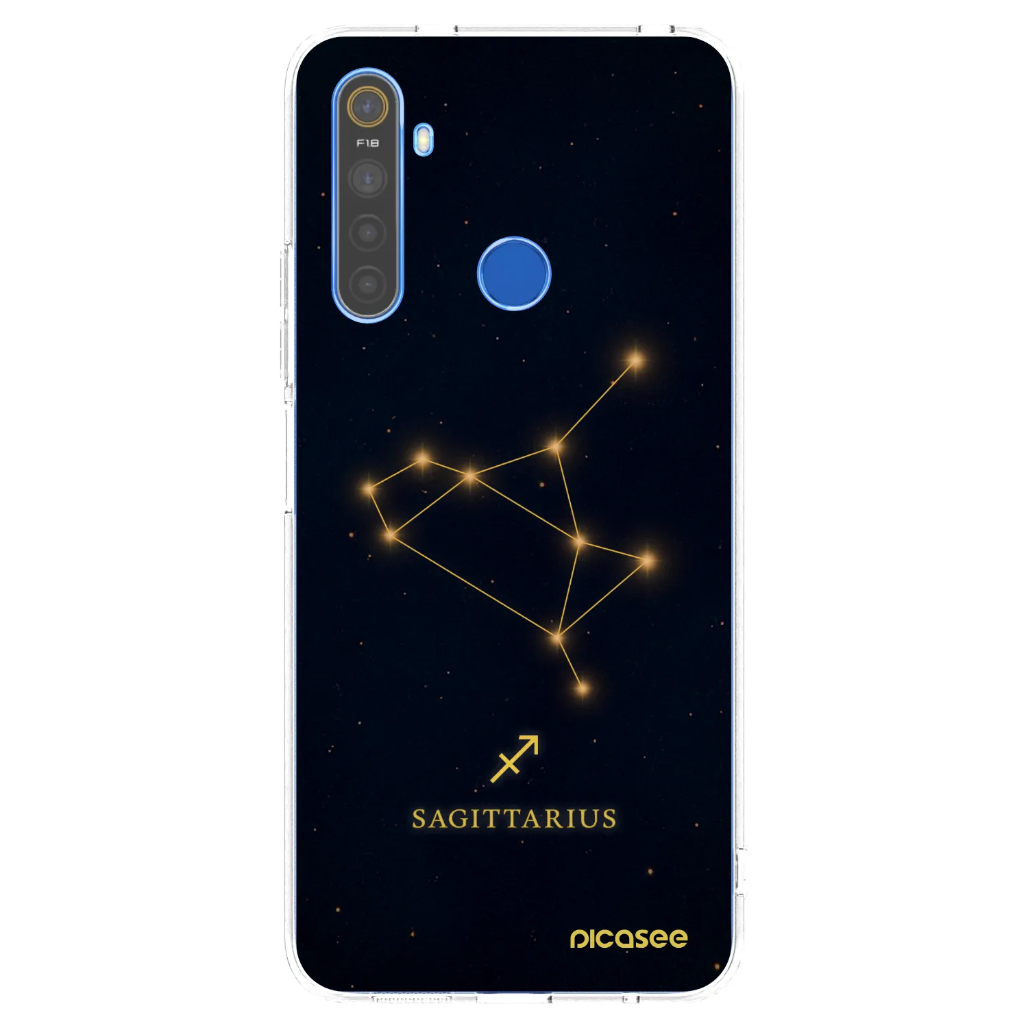 Picasee silikónový prehľadný obal pre Realme 5 - SAGITTARIUS