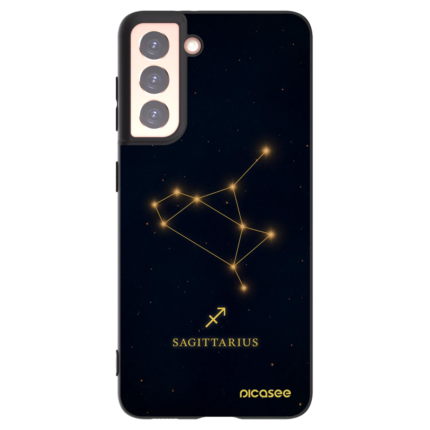 Silikónový čierny obal pre Samsung Galaxy S21 5G G991B - SAGITTARIUS