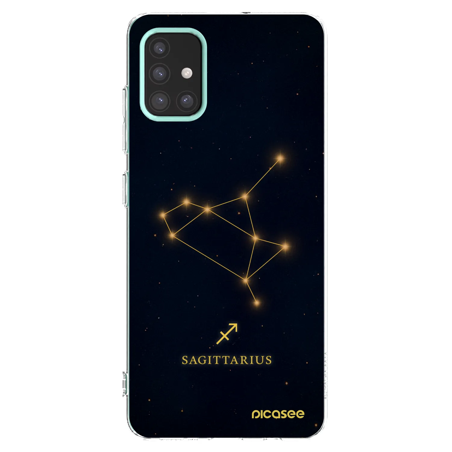Picasee silikónový prehľadný obal pre Samsung Galaxy M31s - SAGITTARIUS