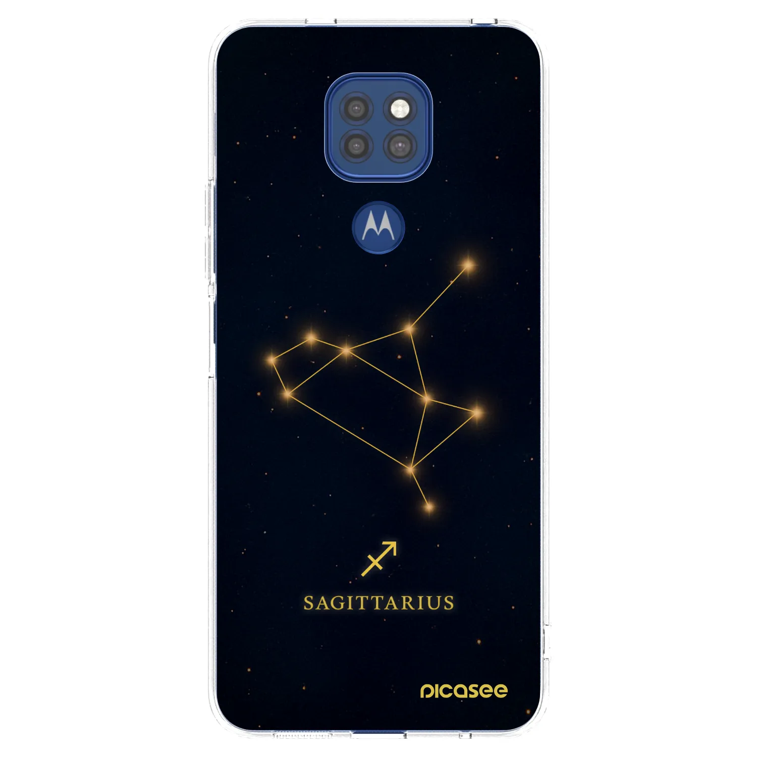 Silikónový prehľadný obal pre Motorola Moto G9 Play - SAGITTARIUS