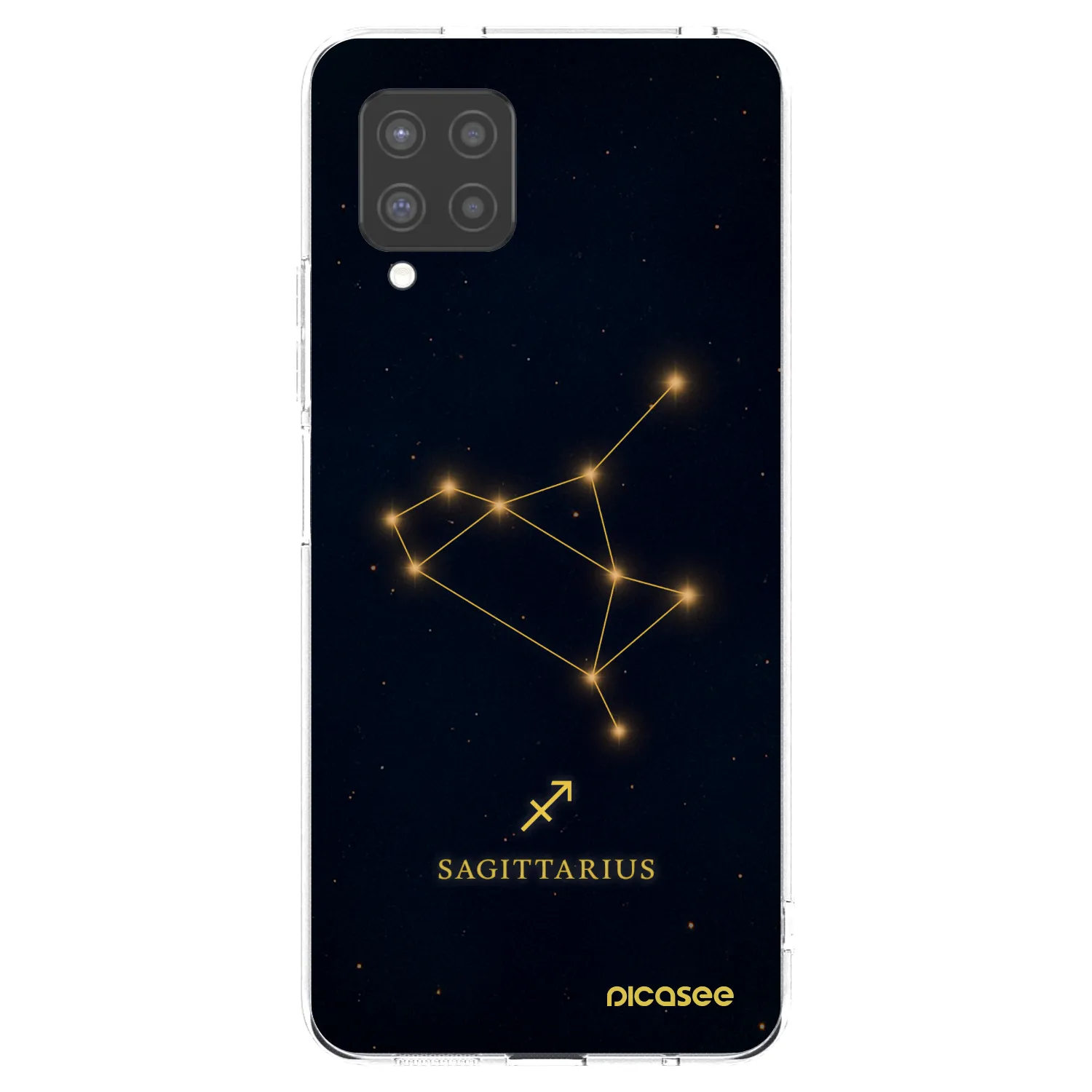 Picasee silikónový prehľadný obal pre Samsung Galaxy A42 A426B - SAGITTARIUS