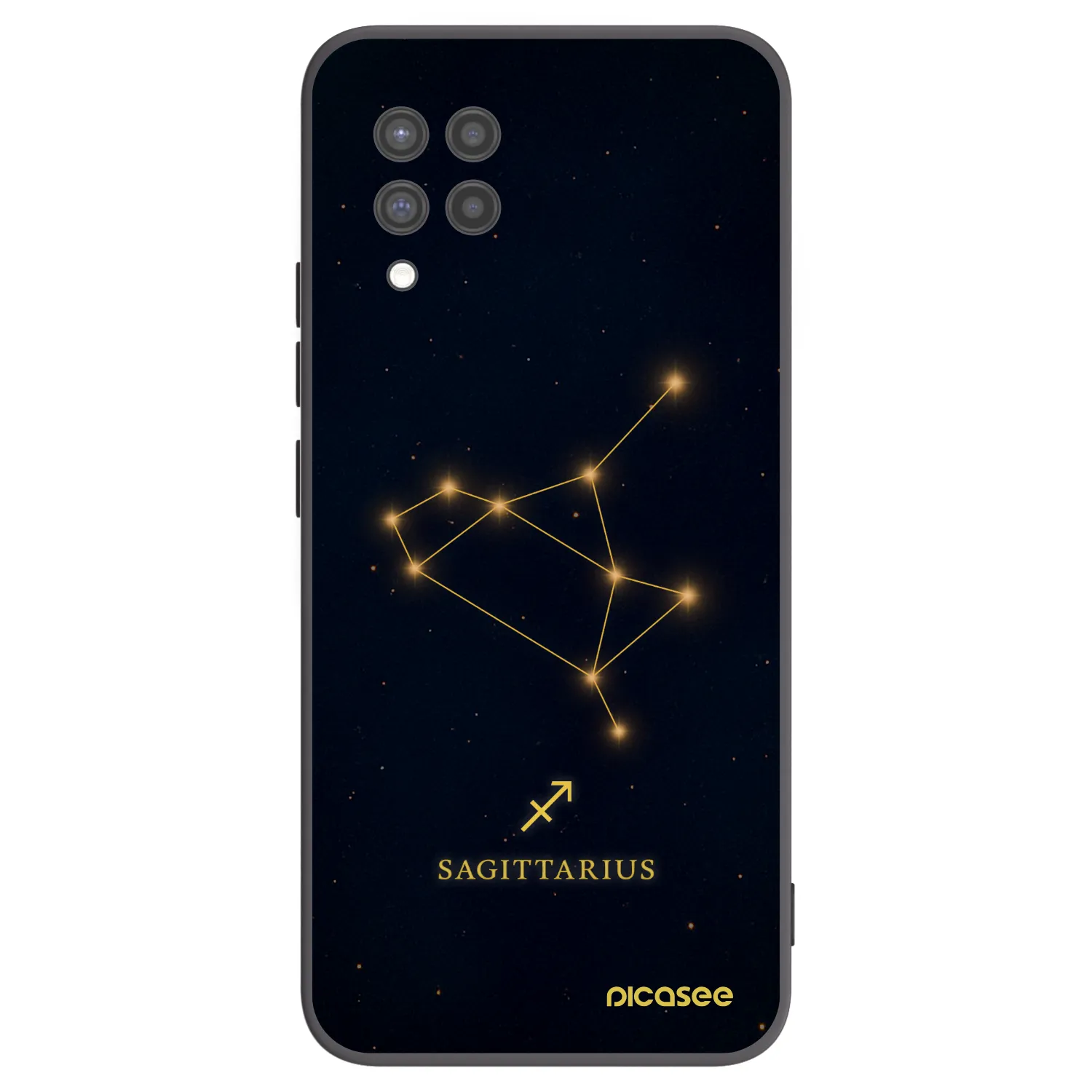 Picasee silikónový čierny obal pre Samsung Galaxy A42 A426B - SAGITTARIUS