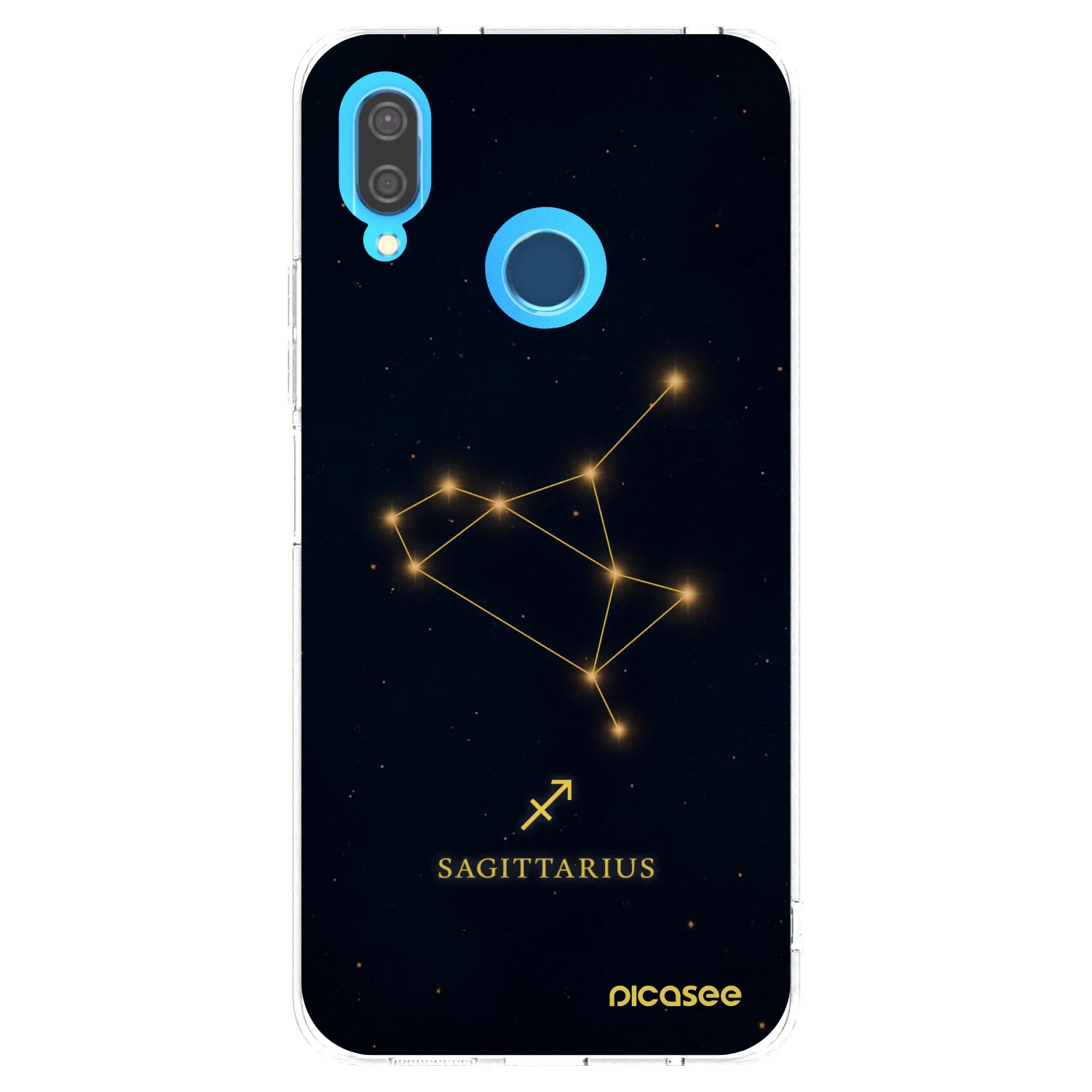 Picasee silikónový prehľadný obal pre Huawei P20 Lite - SAGITTARIUS