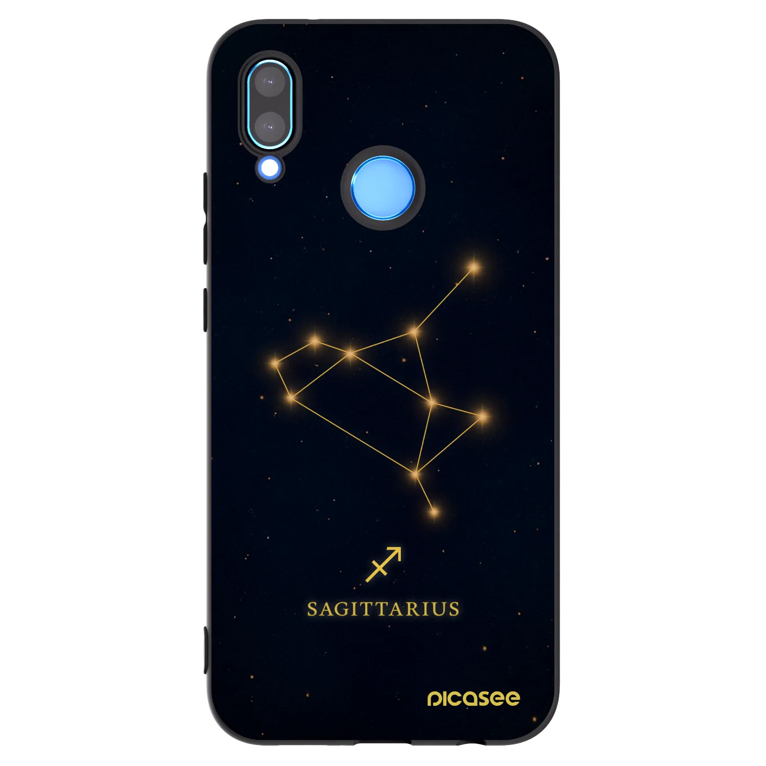 Picasee silikónový čierny obal pre Huawei P20 Lite - SAGITTARIUS