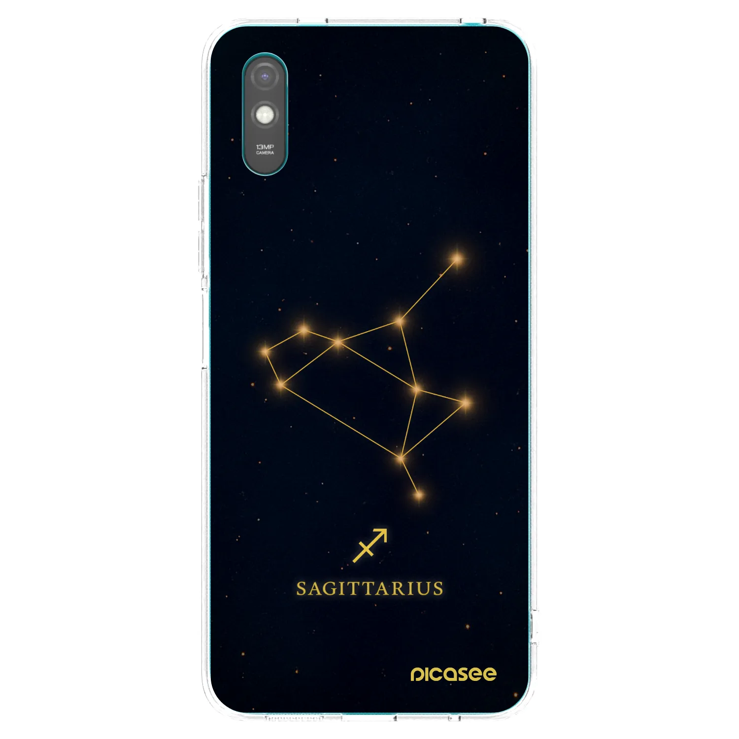 Picasee silikónový prehľadný obal pre Xiaomi Redmi 9AT - SAGITTARIUS