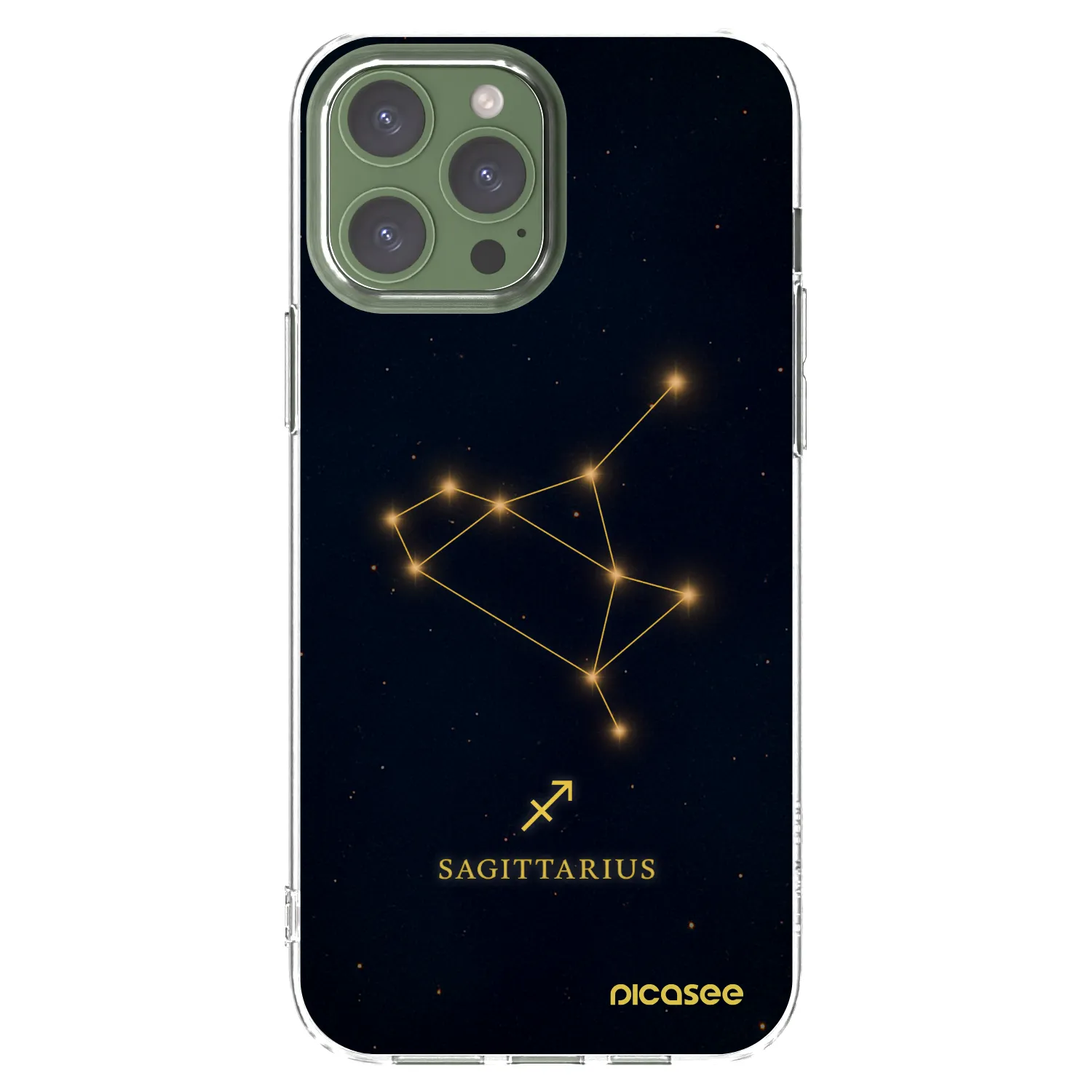 Silikónový prehľadný obal pre Apple iPhone 13 Pro Max - SAGITTARIUS