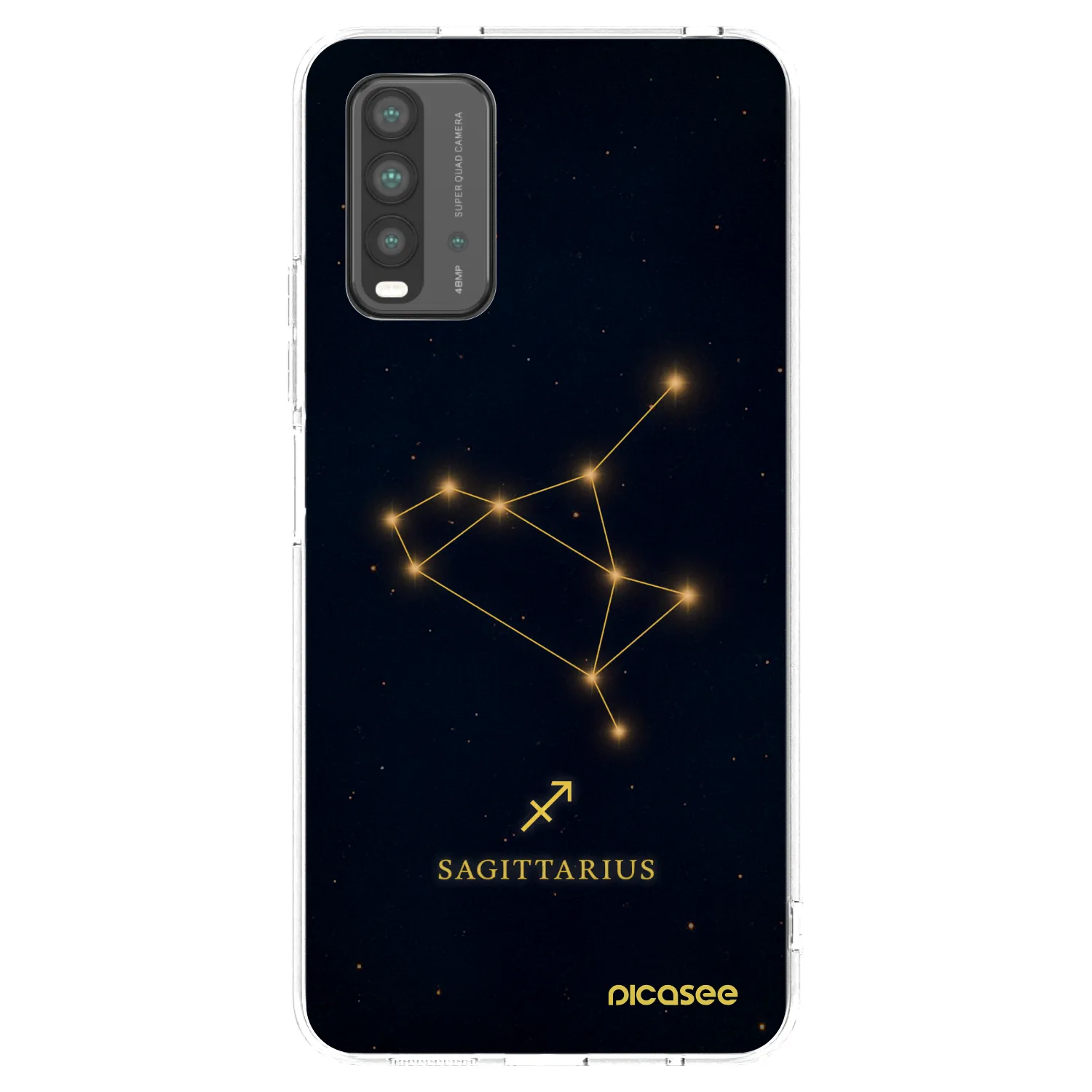 Picasee silikónový prehľadný obal pre Xiaomi Redmi 9T - SAGITTARIUS
