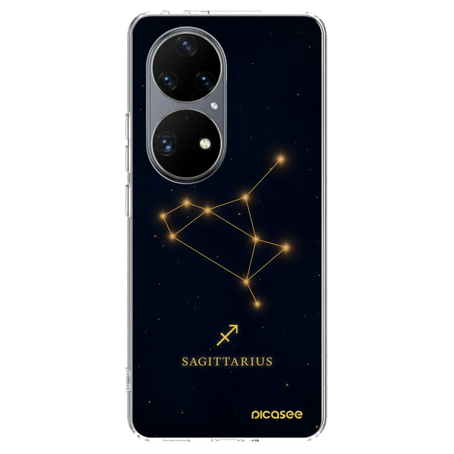 Picasee silikónový prehľadný obal pre Huawei P50 - SAGITTARIUS