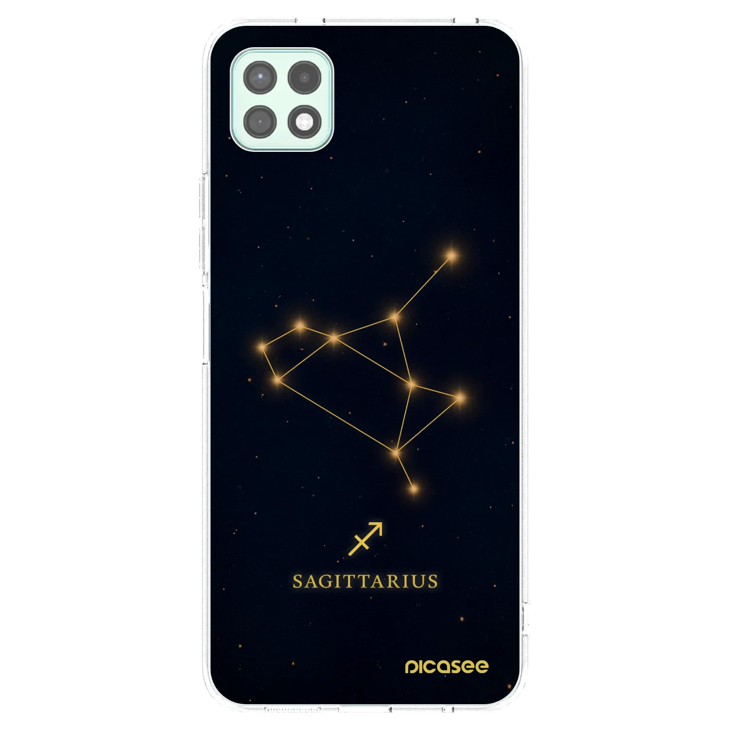 Picasee silikónový prehľadný obal pre Samsung Galaxy A22 A226B 5G - SAGITTARIUS