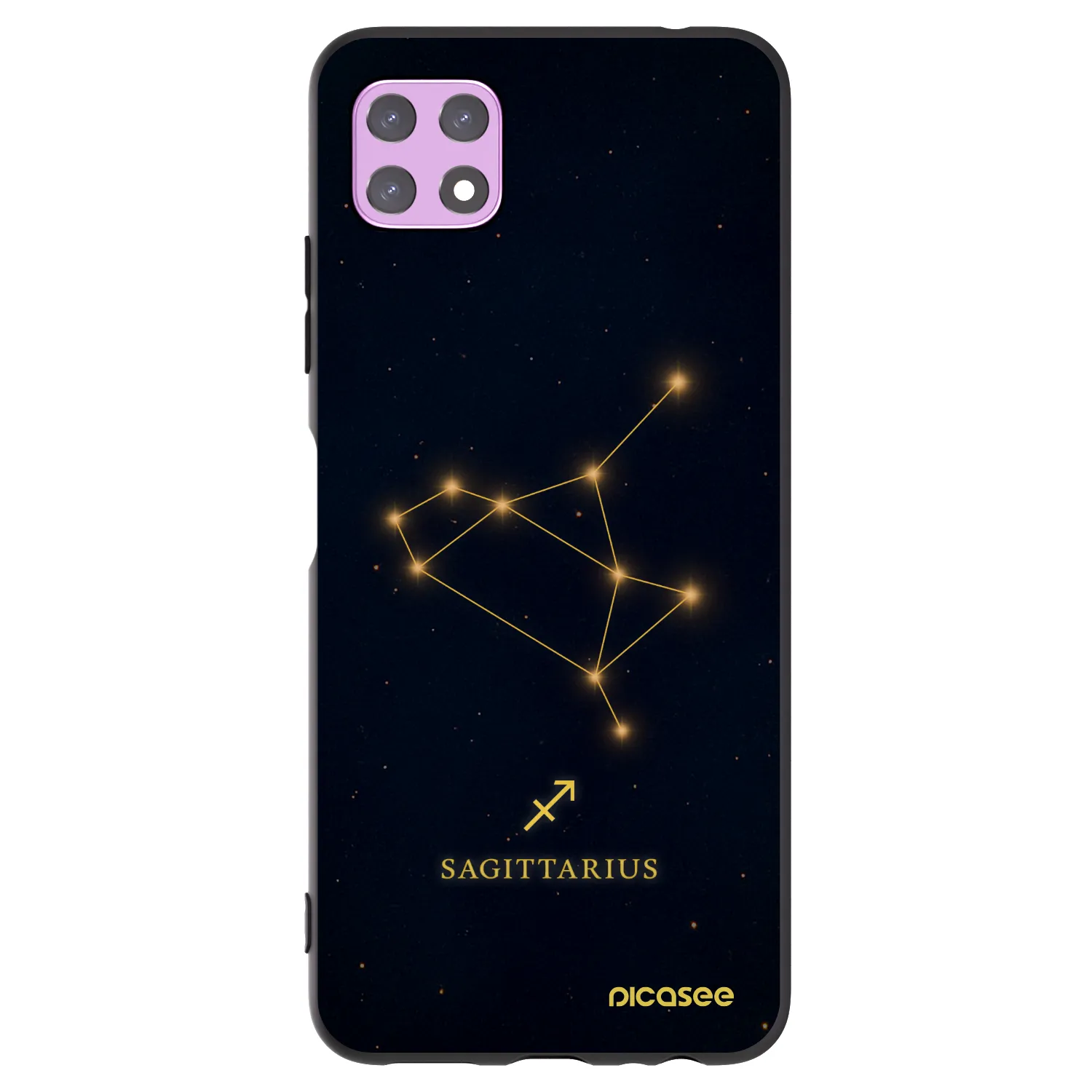 Picasee silikónový čierny obal pre Samsung Galaxy A22 A226B 5G - SAGITTARIUS