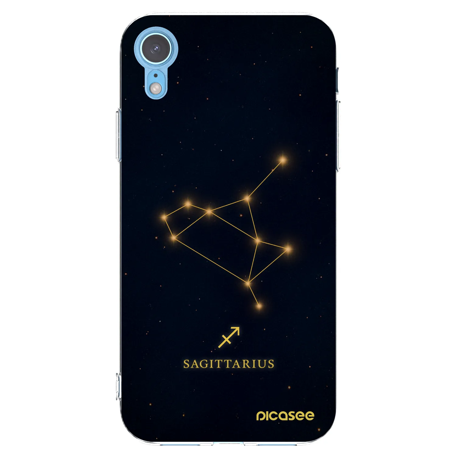 Picasee silikónový prehľadný obal pre Apple iPhone XR - SAGITTARIUS