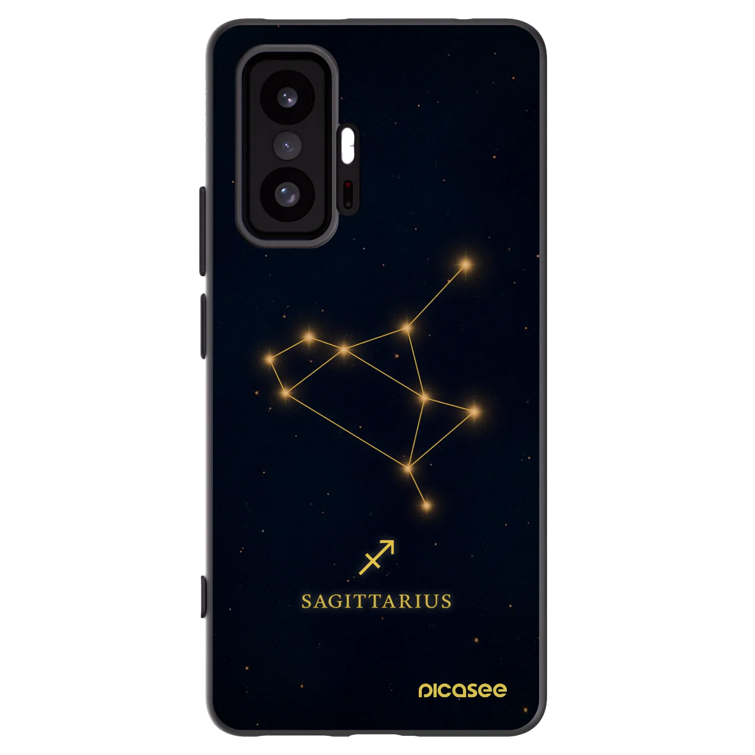 Picasee silikónový čierny obal pre Xiaomi 11T - SAGITTARIUS