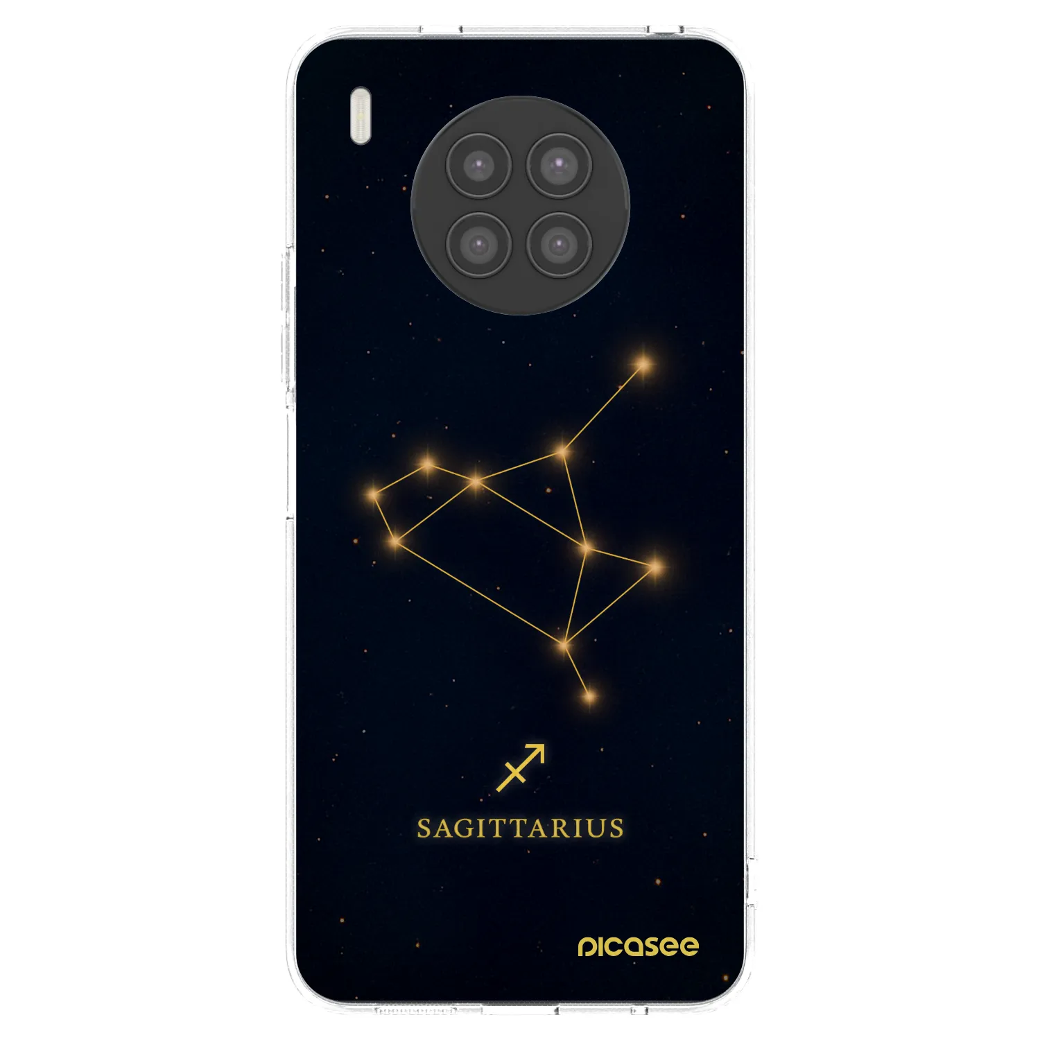 Picasee silikónový prehľadný obal pre Huawei Nova 8i - SAGITTARIUS