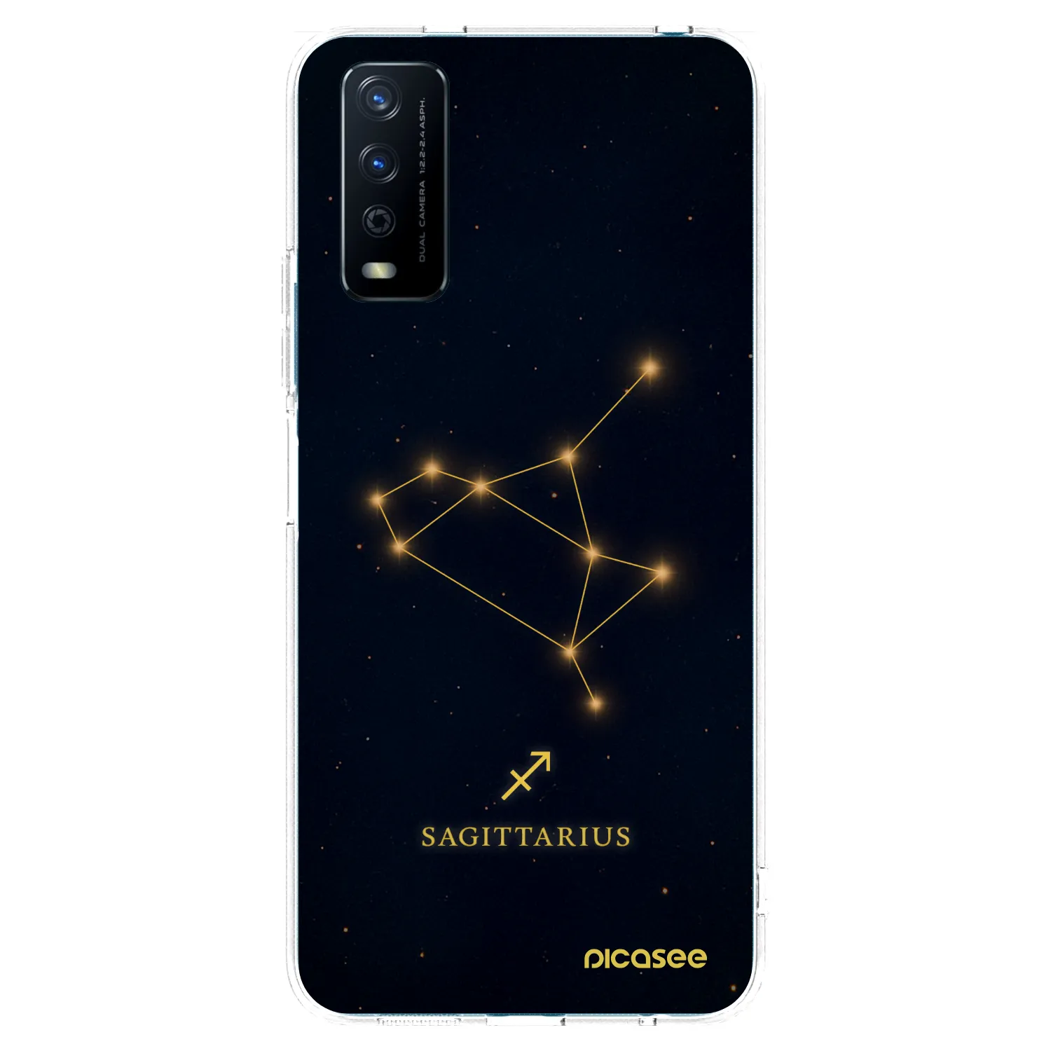 Picasee silikónový prehľadný obal pre Vivo Y11s - SAGITTARIUS
