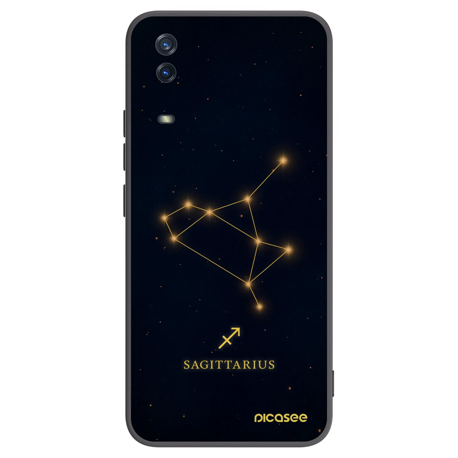 Picasee silikónový čierny obal pre Vivo Y11s - SAGITTARIUS