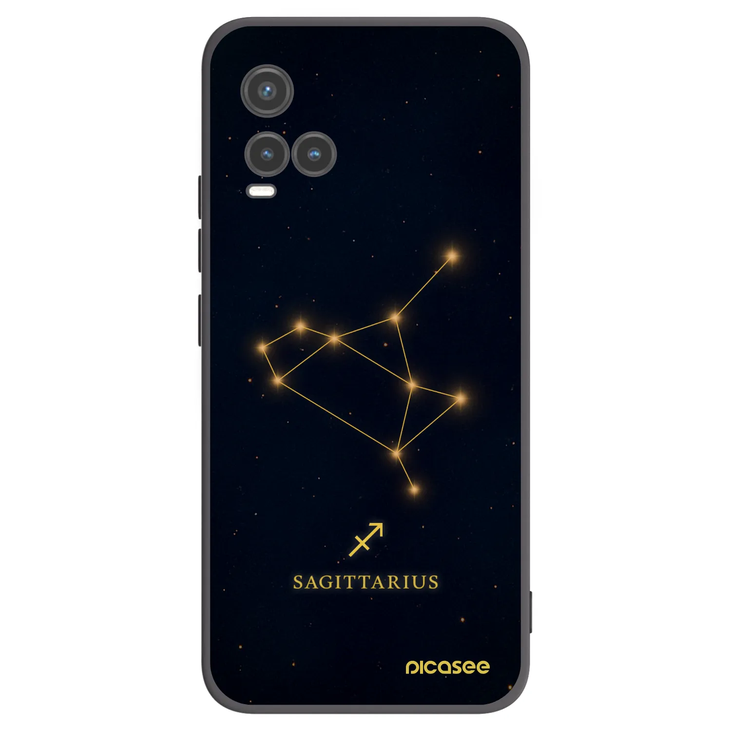 Picasee silikónový čierny obal pre Vivo Y33s - SAGITTARIUS