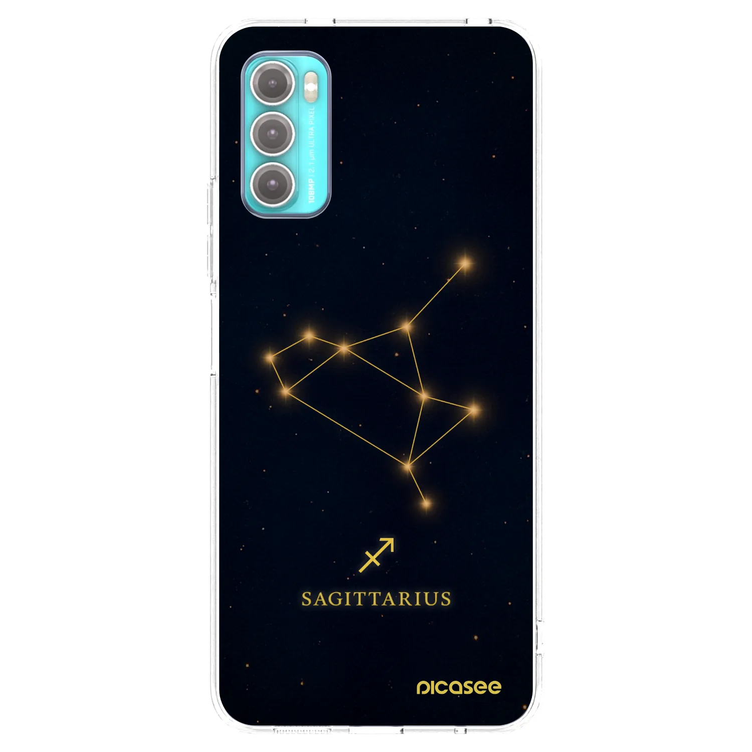 Picasee silikónový prehľadný obal pre Motorola Moto G60 - SAGITTARIUS