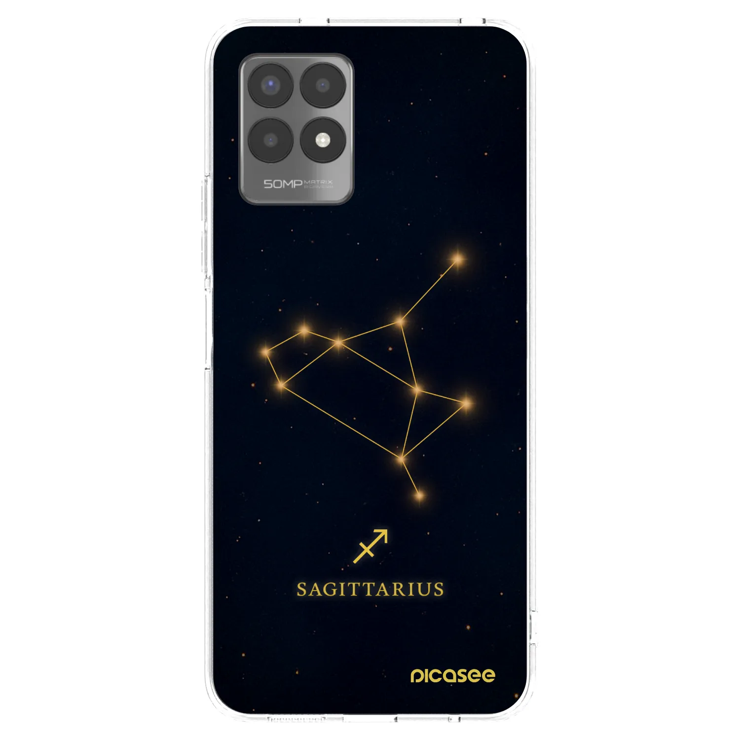 Picasee silikónový prehľadný obal pre Realme 8i - SAGITTARIUS